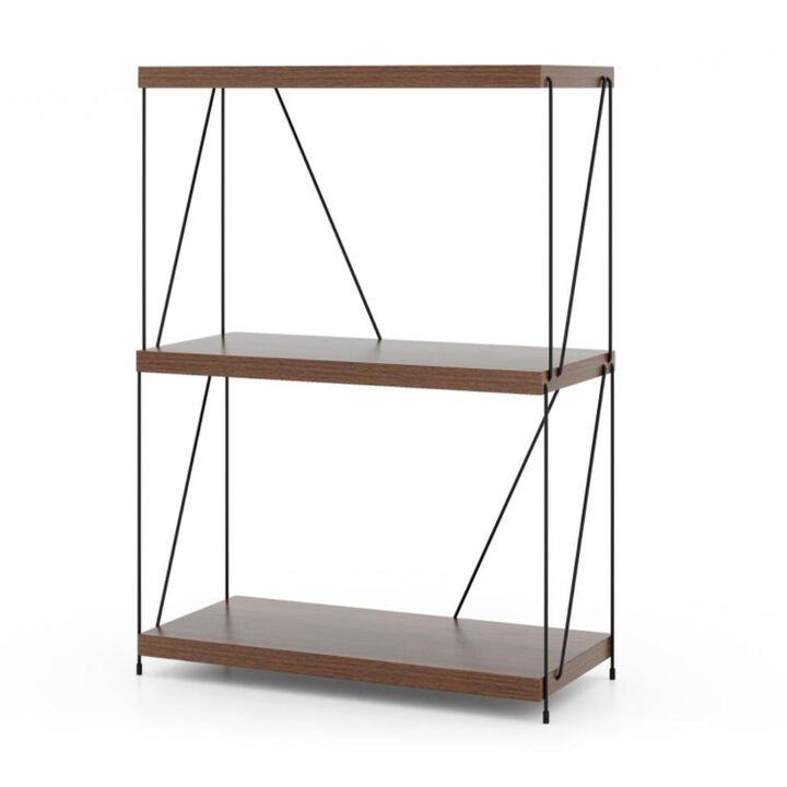 Hivvago Multipurpose Display Rack with Metal Frame-34 inches