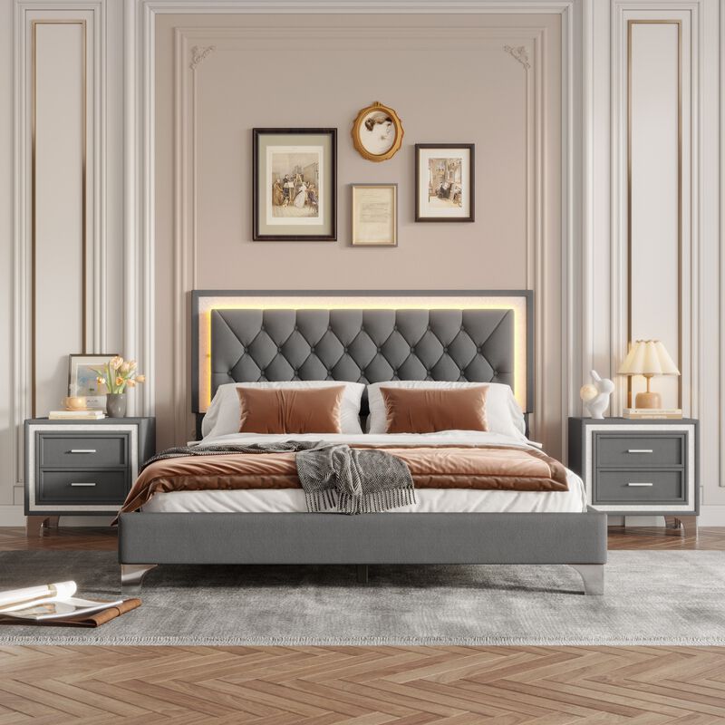 Nuxpin 3-Pieces Bedroom Sets image number 1