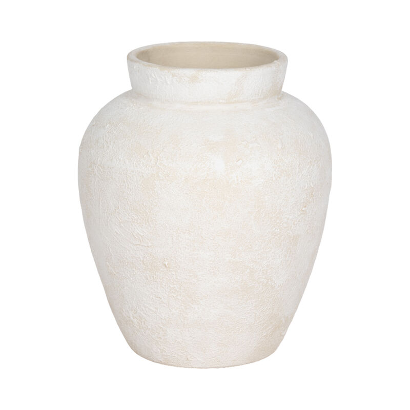 11" Textured Terracotta Vase image number 0