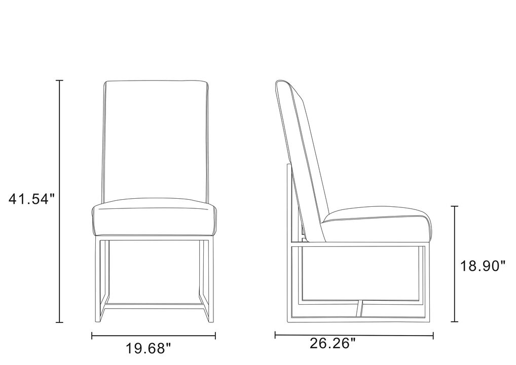 Element Cream Dining Chairs (Set of 2)