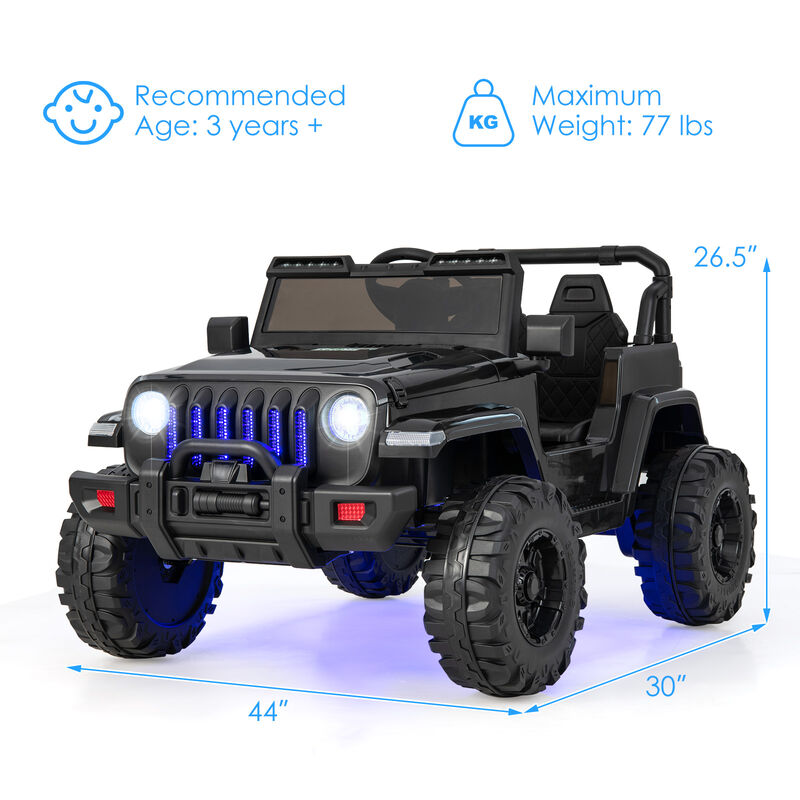 Kids 12V Electric Ride On Car with Remote Control for Outdoor Play image number 2