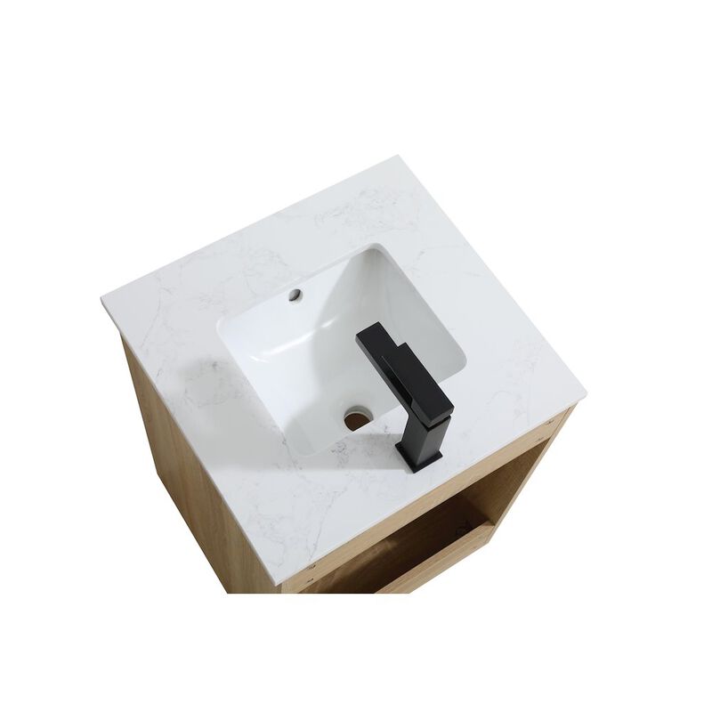 Elegant Kitchen and Bath Chandler 20 Inch Single Bathroom Vanity In Mango Wood