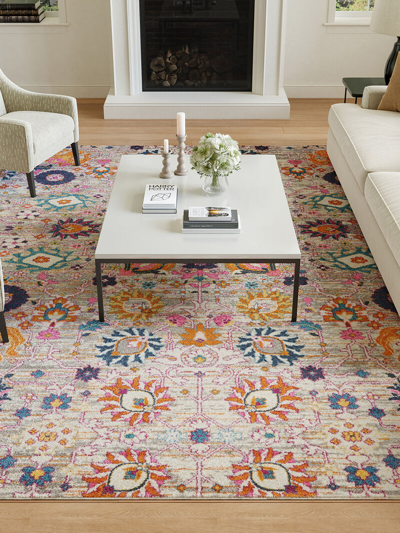 Passion PSN01 Silver 8' x 10' Rug