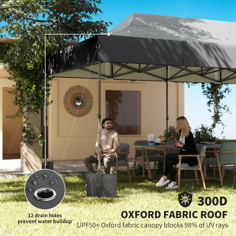 Hivvago Heavy Duty 10x20 Pop Up Tent image number 4