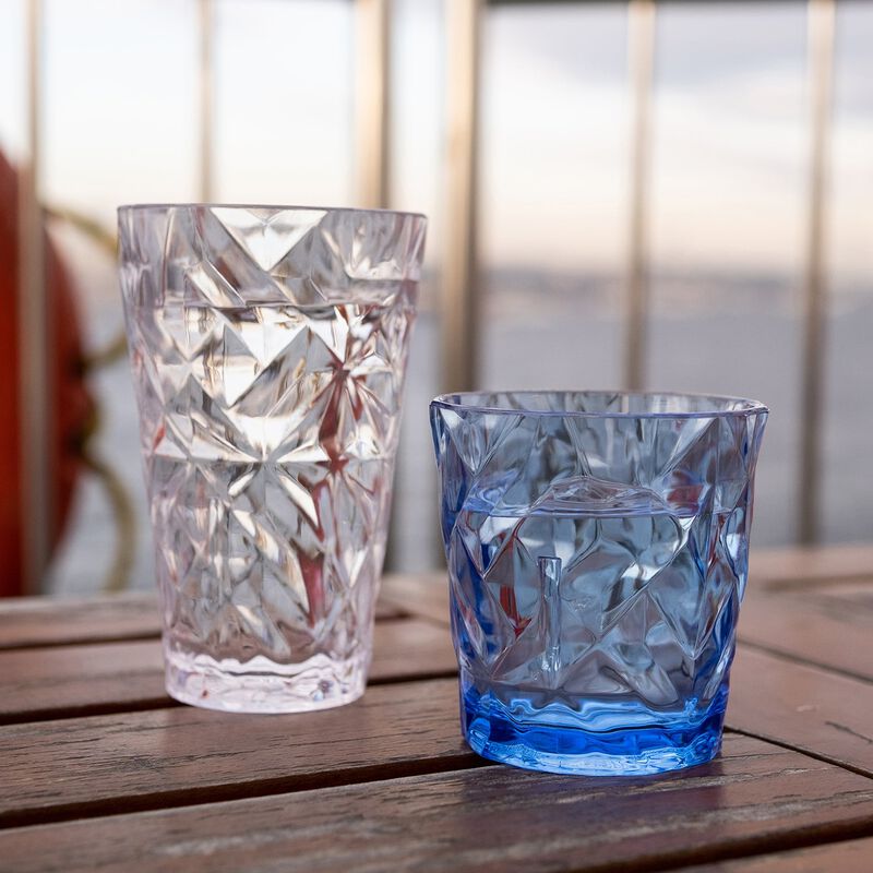 Prism dia.3.5" h:5.5" 14 oz. Round Clear Polycarbonate High-Ball (Set of 6) image number 2