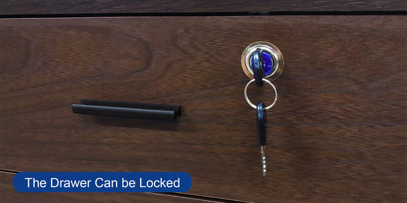 3-Drawer 39in. W Rolling Lateral File Cabinet with Locker and Open Storage Shelves for Home Office and Kids Room