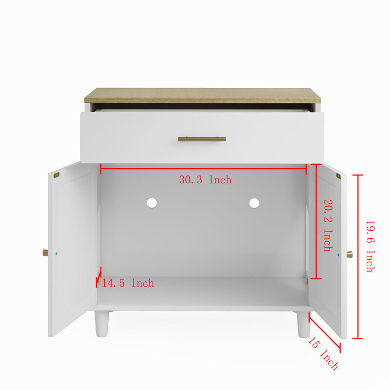 TATEUS Discreet Cat Litter Enclosure with Scratching Pad, Storage Cabinet Pet House for Office Living Room image number 6