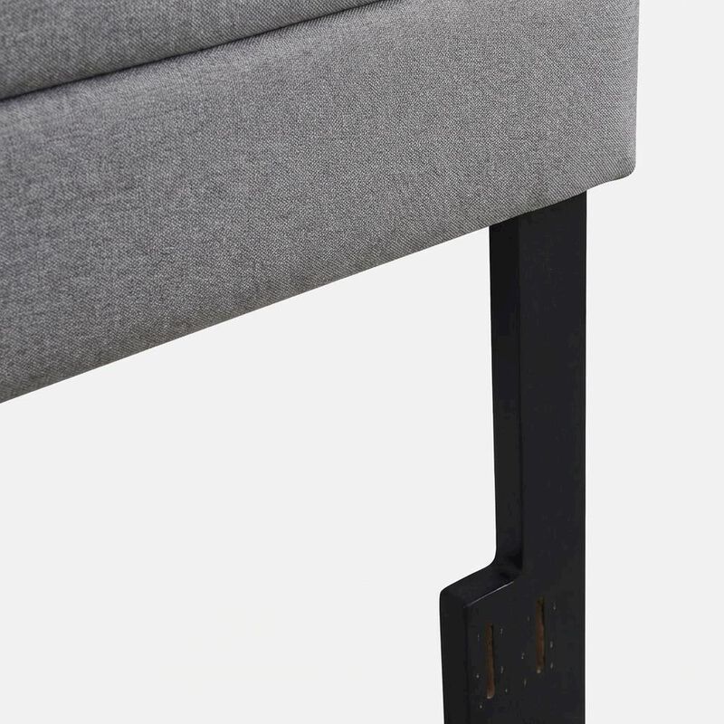 FurniFact Twin Headboard with Durable Finish and Classic Design for Bedroom image number 5