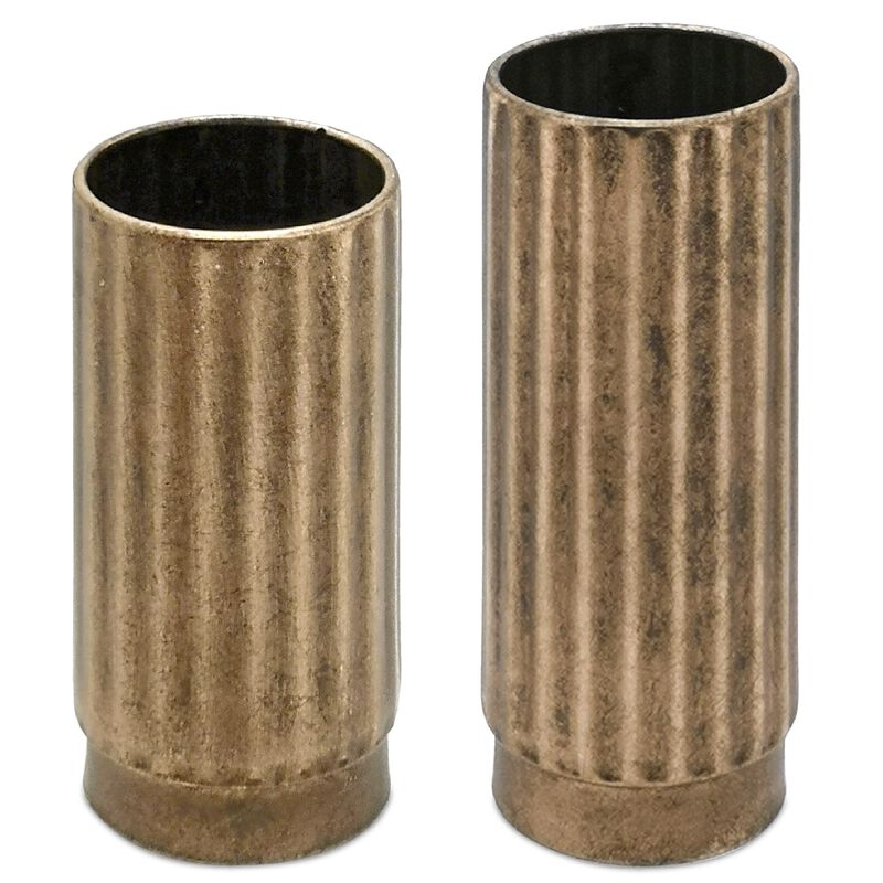 Set of 2 Iron Vases &ndash; Decorative Home Accents