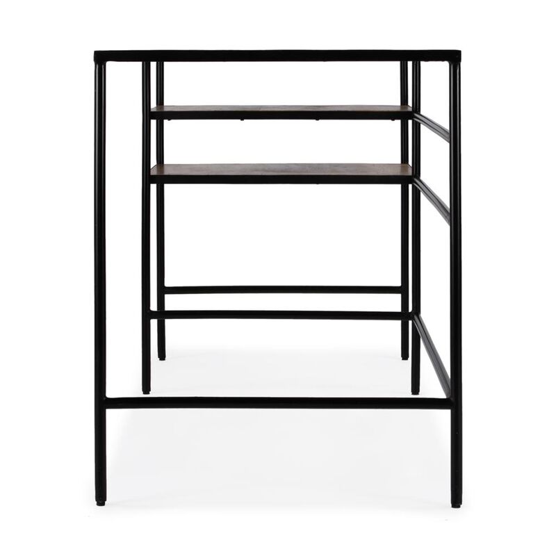 Butler Specialty Jensen Iron and Wood Writing Desk, Light Brown