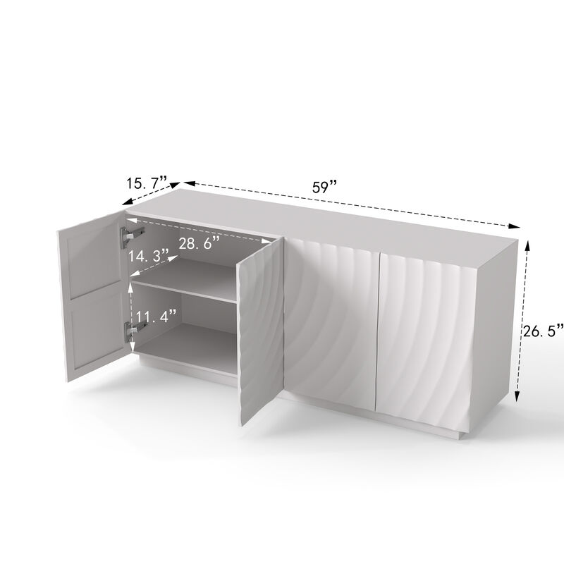 Nanque Accent Storage Sideboard image number 7