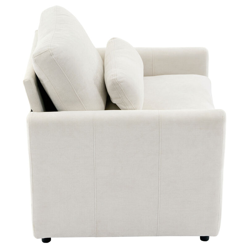 Merax Upholstered Armchair Single Sofa Chair
