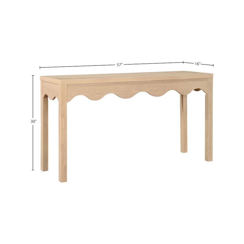 Meridian Furniture Fiora Black Console Table