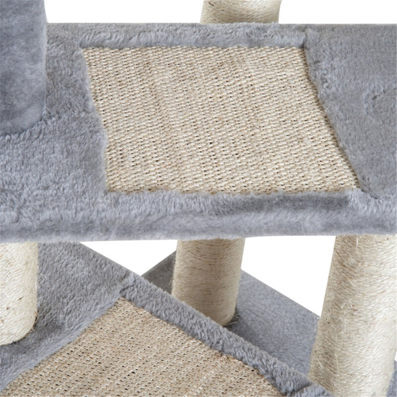 Cat House with Shelves Multi-Level Cozy Shelter & Climbing Space for Cats