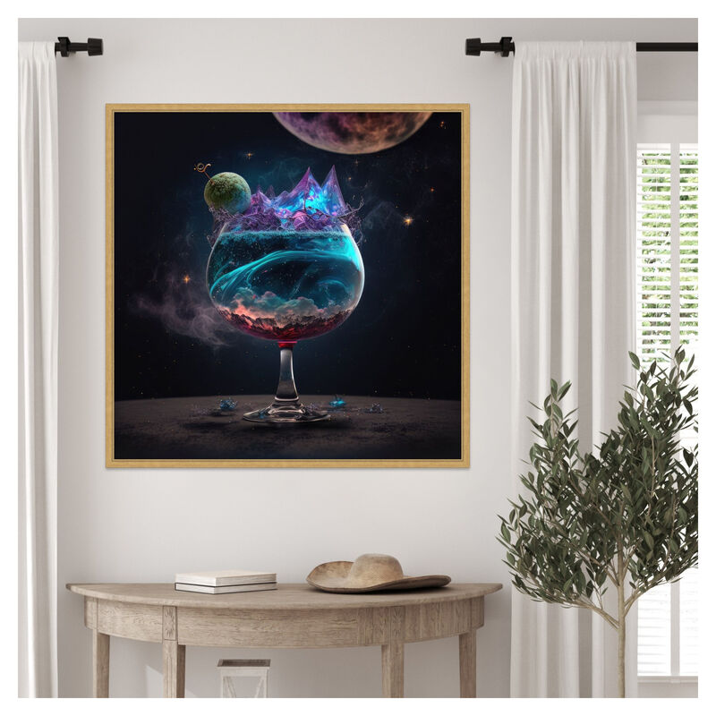 Planetary Cocktail by Jake Fouracre Framed Canvas Wall Art image number 1