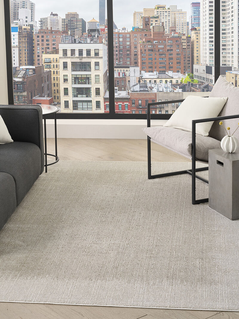 Grand Street GRN03 Ivory/Beige 7'10" x 9'10" Rug
