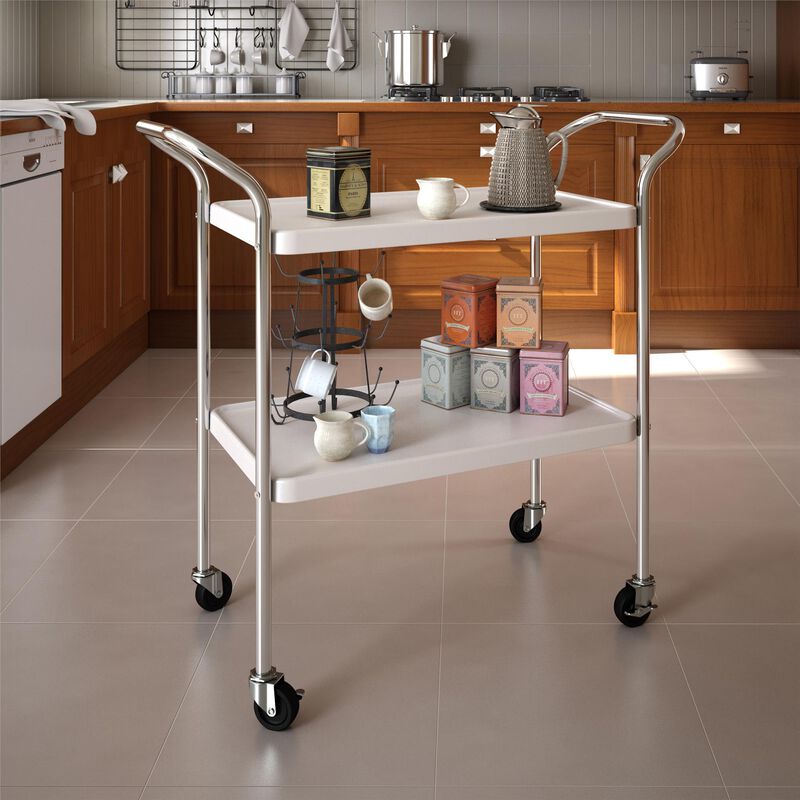 Stylaire 2 Tier Serving Cart