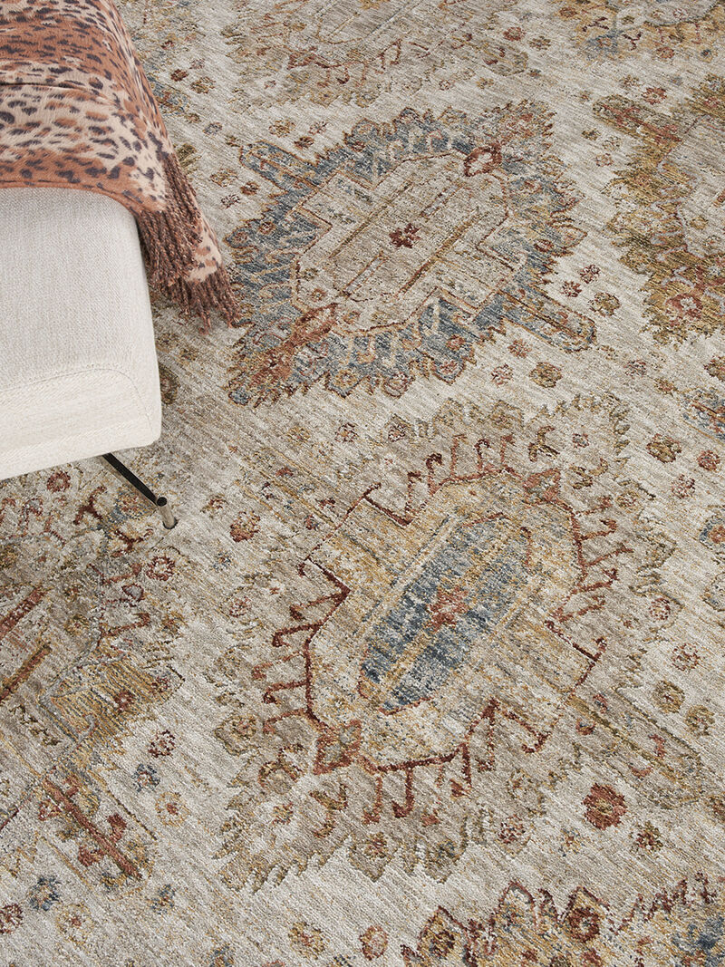 Sahar SHR01 Ivory/Multicolor 9'3" x 12'7" Rug