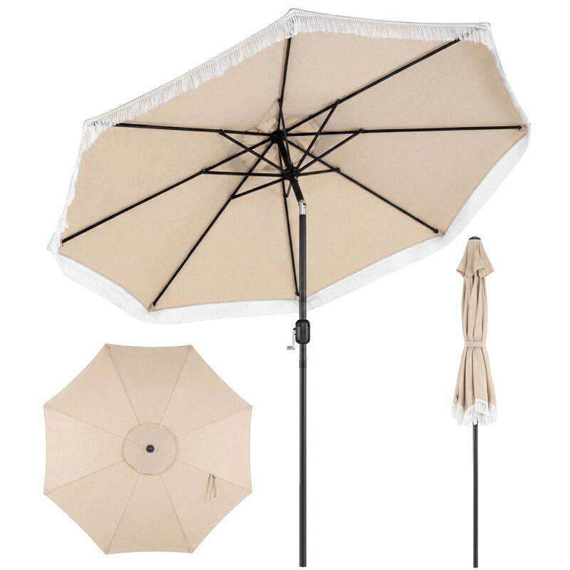 Outdoor Sun Shade Patio Umbrella for Backyard Garden Pool and Deck image number 3