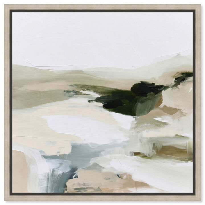 Serene Stratum I Abstract Canvas Print by Art Remedy