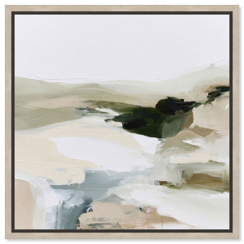 Serene Stratum I Abstract Canvas Print by Art Remedy image number 0