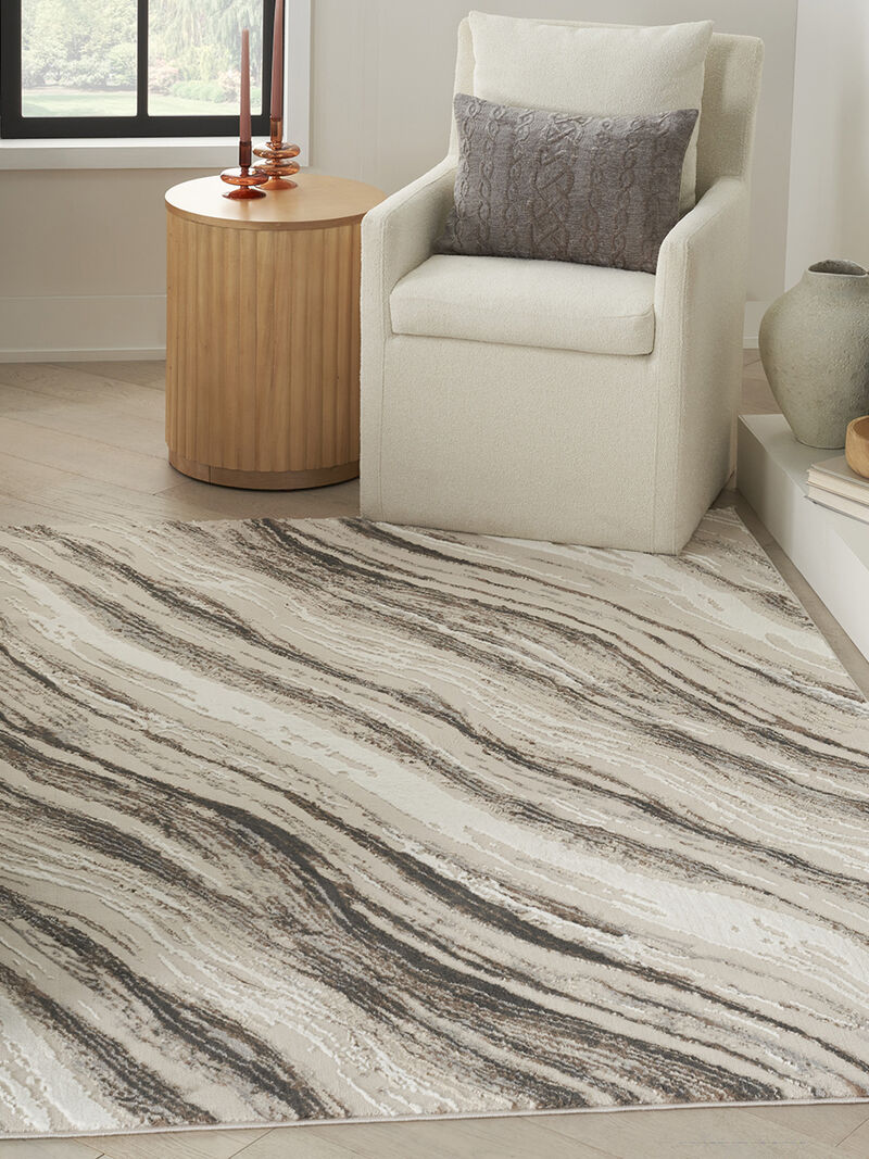 Sustainable Trends SUT05 Beige/Gray 6' x 9' Rug