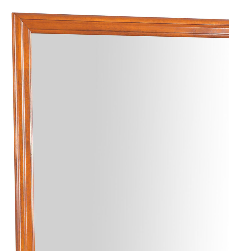 38 in. x 38 in. Classic Square Wood Framed Dresser Mirror image number 5