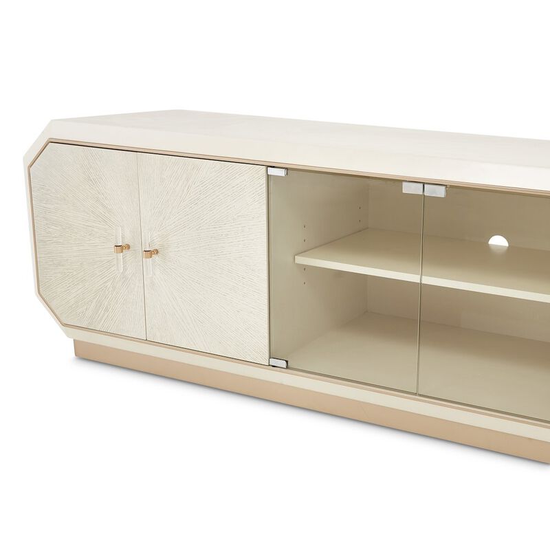Michael Amini La Rachelle Media Cabinet - Champagne image number 4