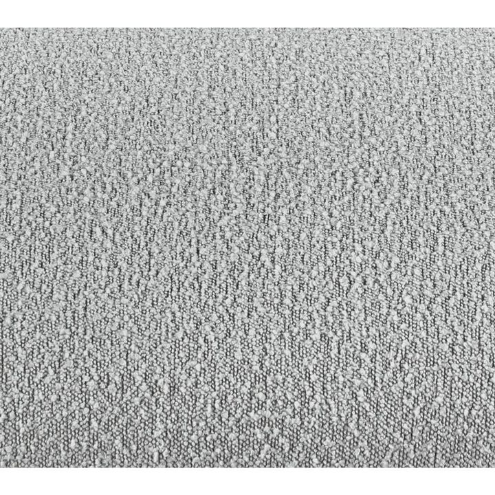 Meridian Furniture Venti Grey Boucle Fabric Sofa