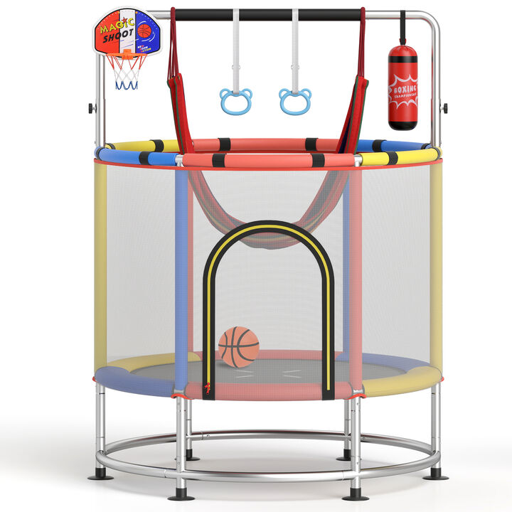 Kids Mini Trampoline Gift for Boys and Girls Ages 3 to 6 Years Old