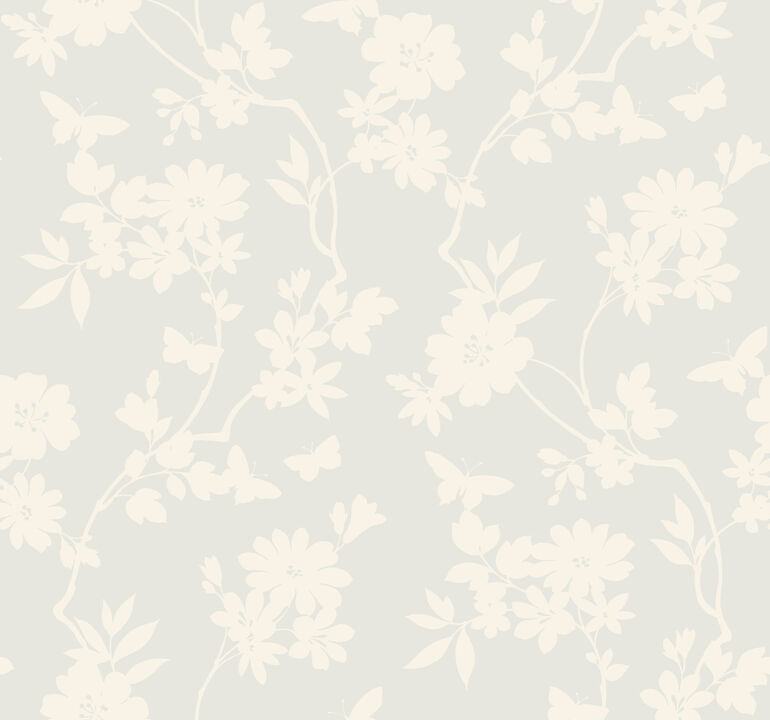 Flutter Vine White Wallpaper