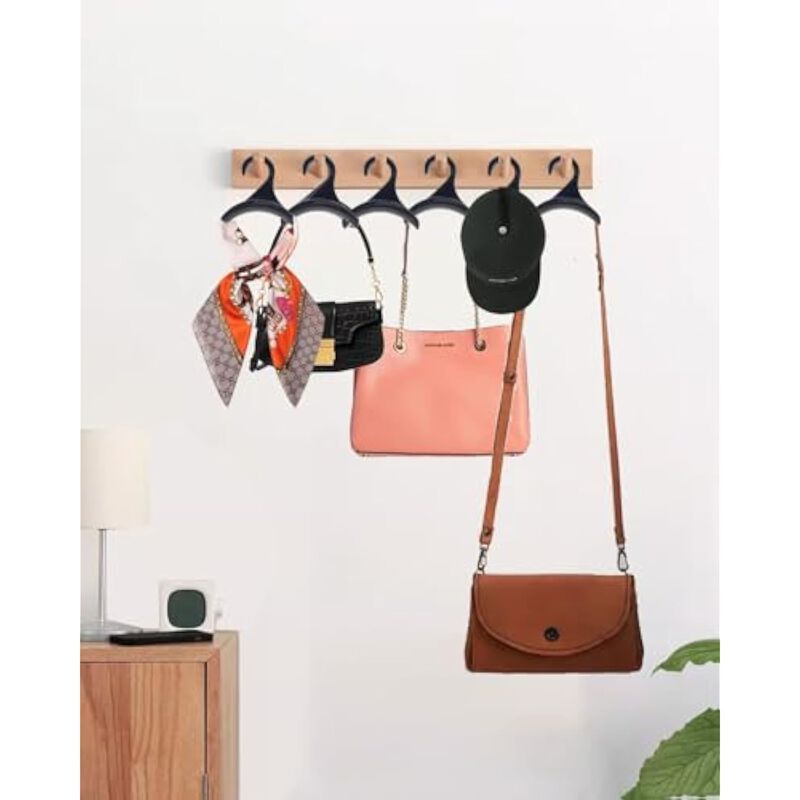 4-Pack Pants & Skirt Hangers | Space-Saving Hanging Closet Organizer image number 3