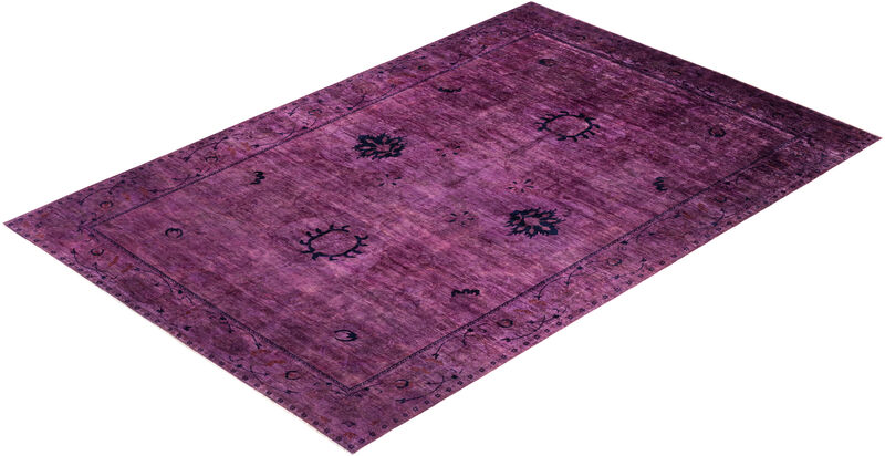 Vibrance, One-of-a-Kind Handmade Area Rug  - Purple, 17' 4" x 11' 7"