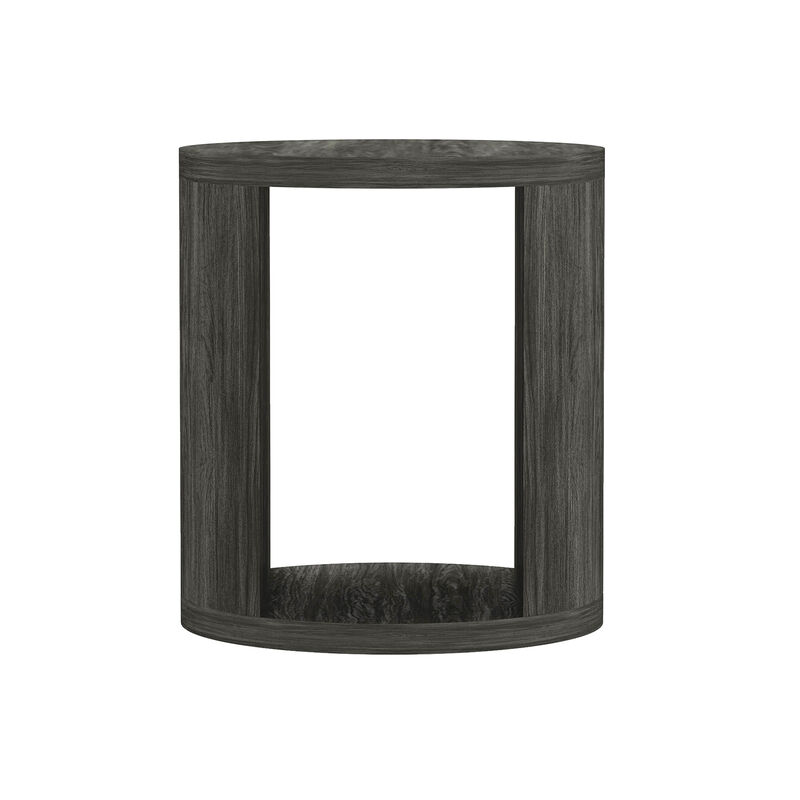 Alure Contemporary 20" End Table in Grey image number 3