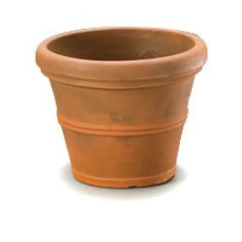 QuikFurn 12-inch Diameter Poly Resin Round Planter