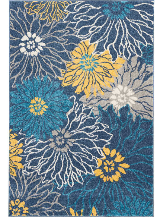 Passion PSN17 Blue 3'9" x 5'9" Rug