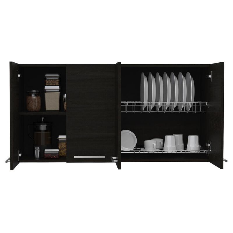 Oceana 120 Kitchen Cabinet Black Wengue