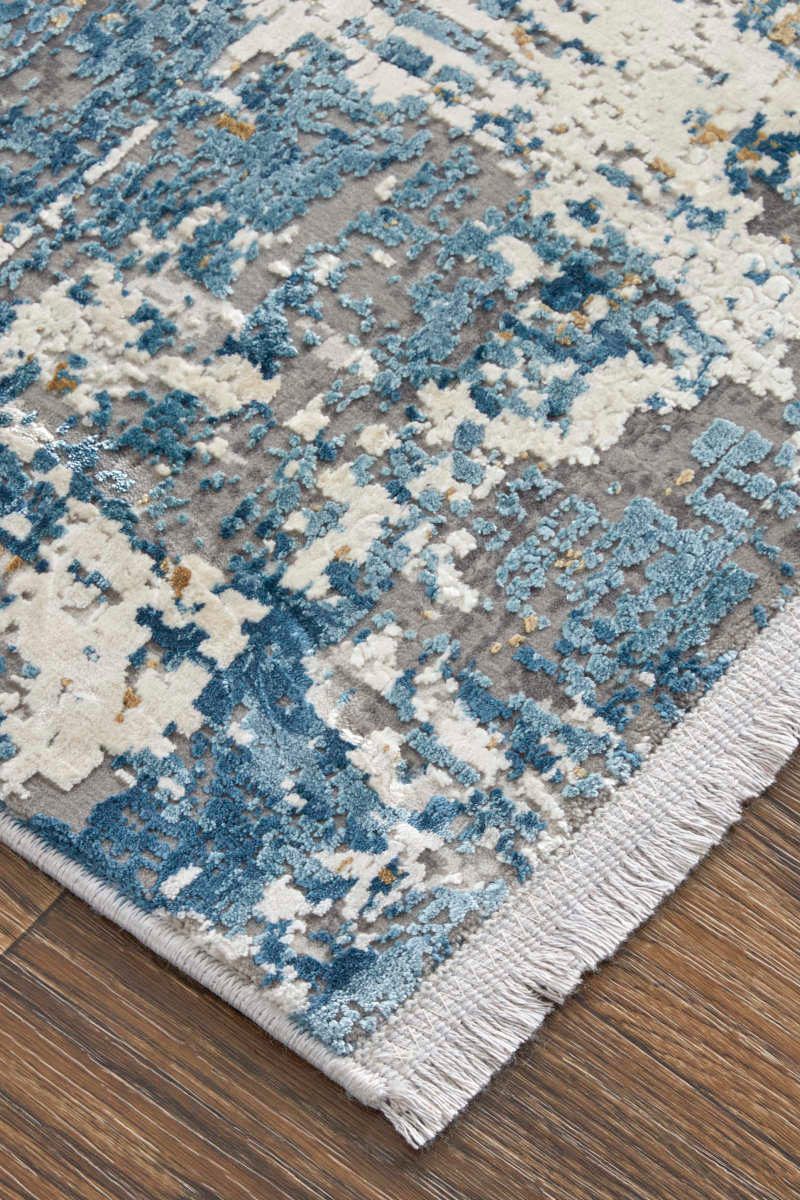 Cadiz 3891F Blue/Ivory 9'9" x 13'2" Rug image number 4