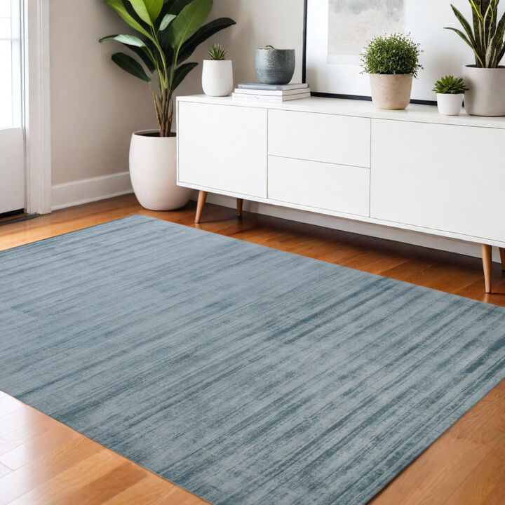 HomeRoots Striped Hand Woven Area Rug