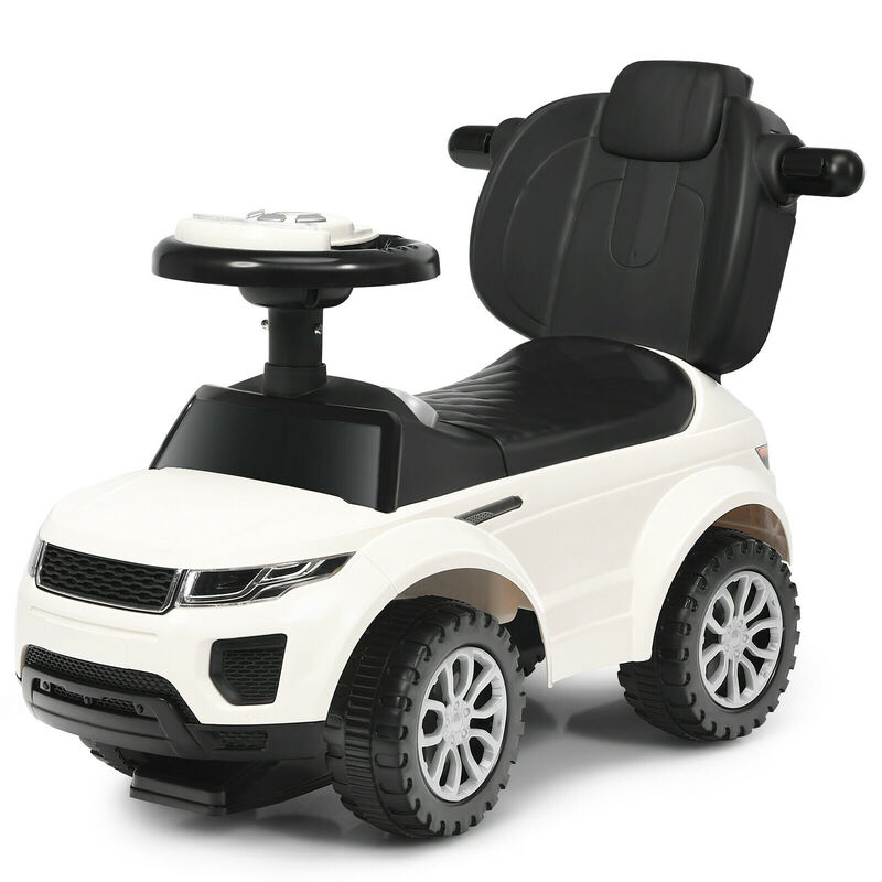 3 in 1 Toddler Ride On Push Car with Stroller Sliding Design and Music image number 3