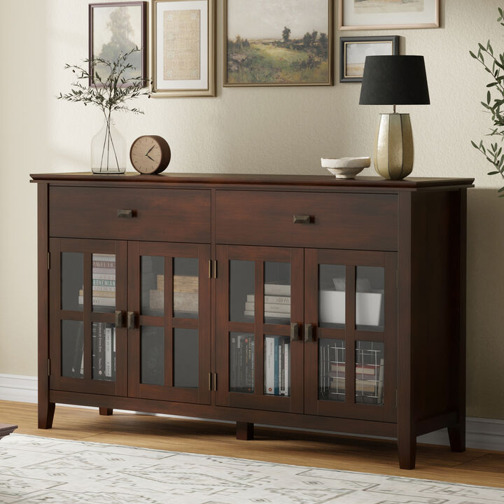 Maksin Solid Wood Sideboard Buffet Cabinet