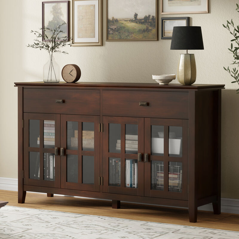 Maksin Solid Wood Sideboard Buffet Cabinet image number 1