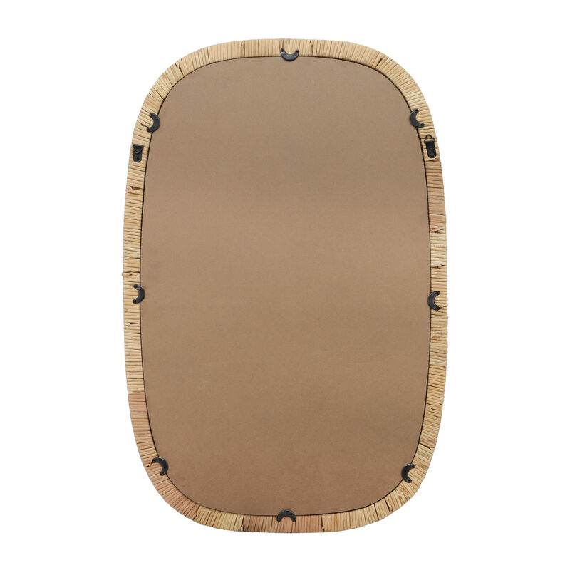 22x34 Rectangular Mirror, Brown image number 3