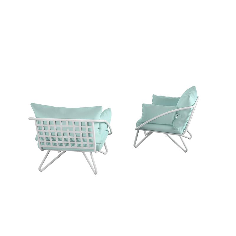 Poolside Gossip, Teddi Outdoor Lounge Chairs, 2-Pack