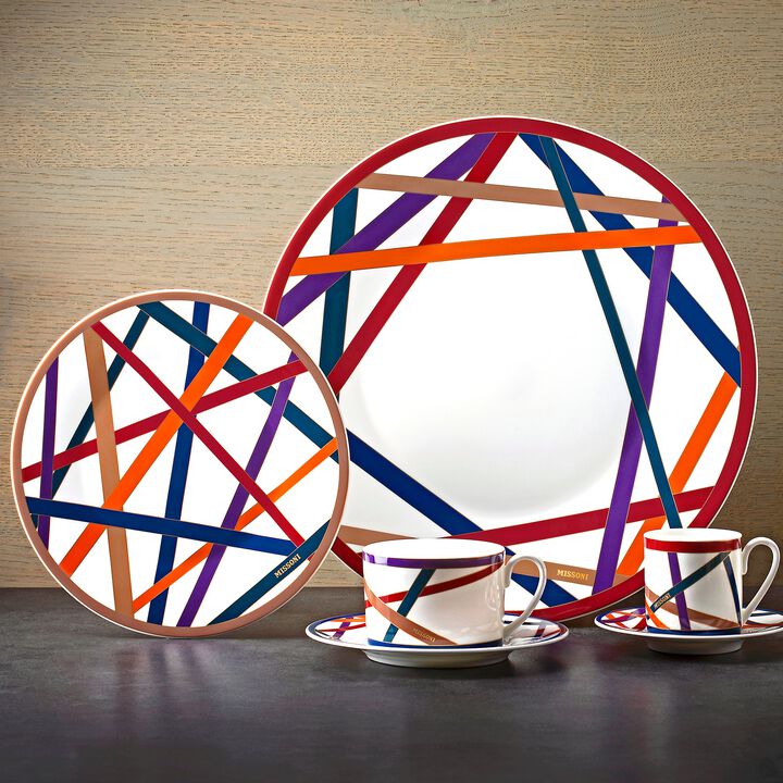 Charger Plate NASTRI MULTICOLOR, diam. 12.6"