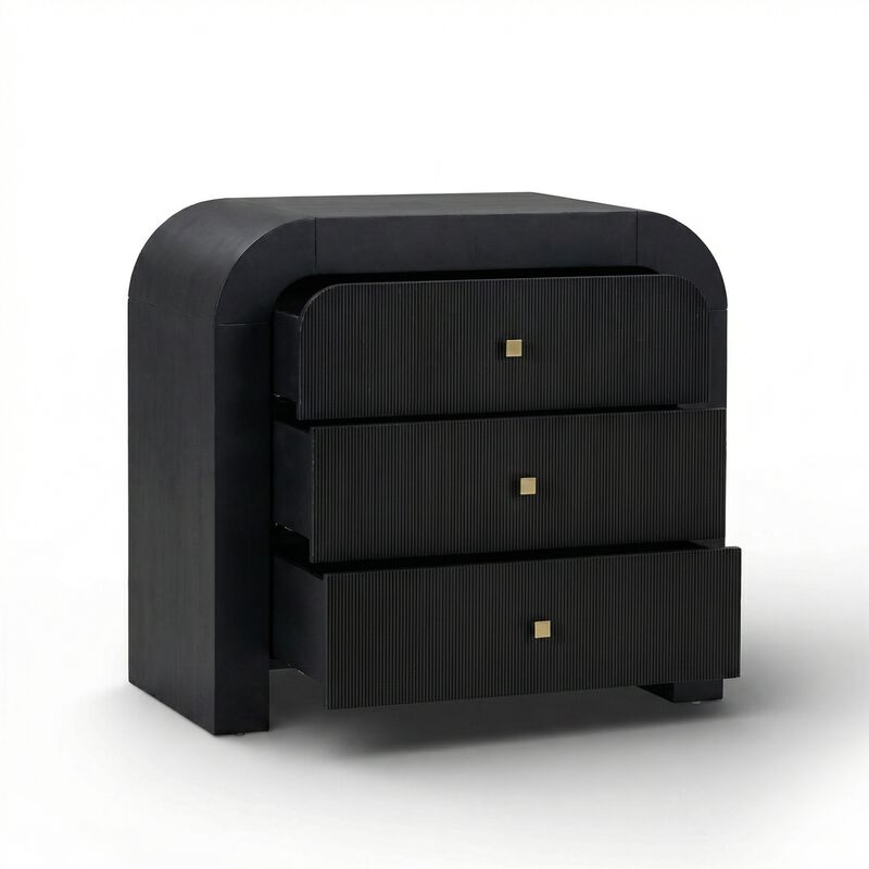 Hump Natural Arched 3-Drawer Chest image number 2