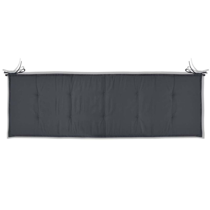 vidaXL Garden Bench Cushion Anthracite 59"x19.7"x1.18"