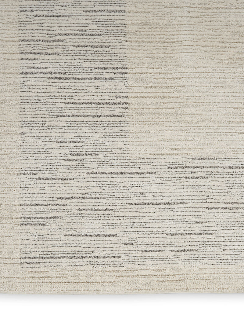 Andes AND05 Ivory/Gray 2'2" x 7'6" Rug