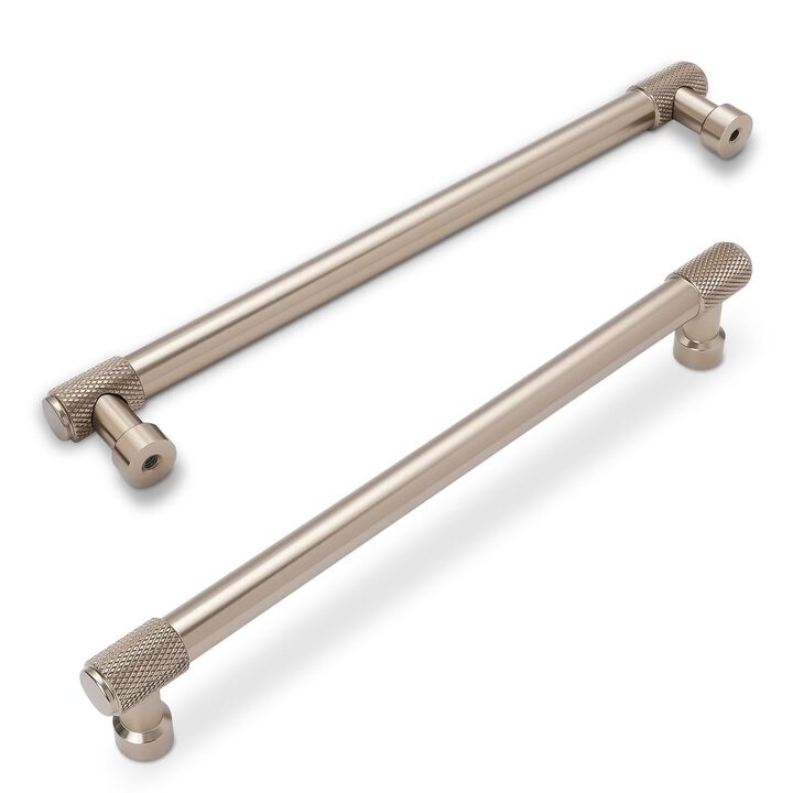 BUKOBYHE 10 Pack 7-1/2 Inch(192mm) Champagne Bronze Knurled Cabinet Pulls Drawer Pulls Cabinet Hardware