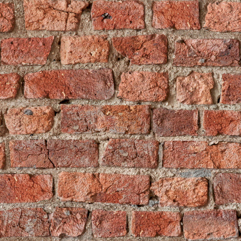 Clifford Red Urban Brick Wallpaper image number 0